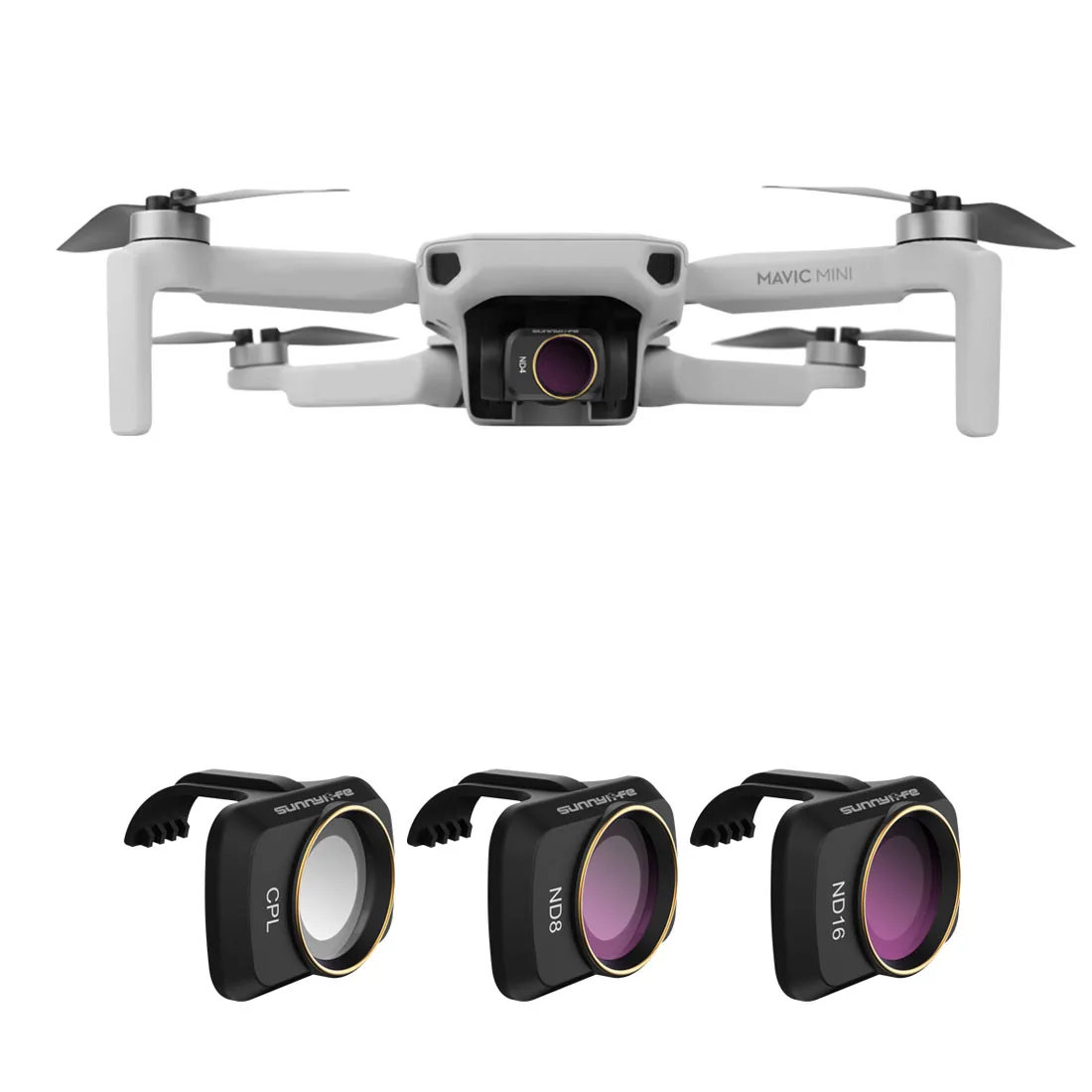 Sunnylife 3 шт. круглый поляризатор диммер CPL ND8 ND16 объектив камеры фильтры для DJI Mavic Mini Drone