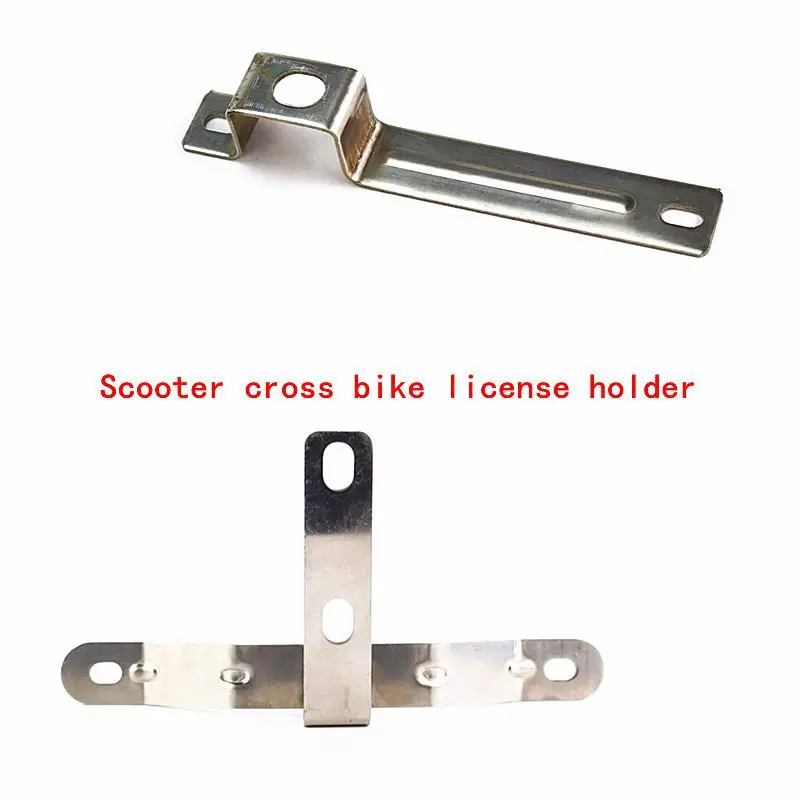 

Stainless Steel T-shape Universal Motorcycle License Plate Holder Support Tail Light Holder Rear Bracket Mount Holder