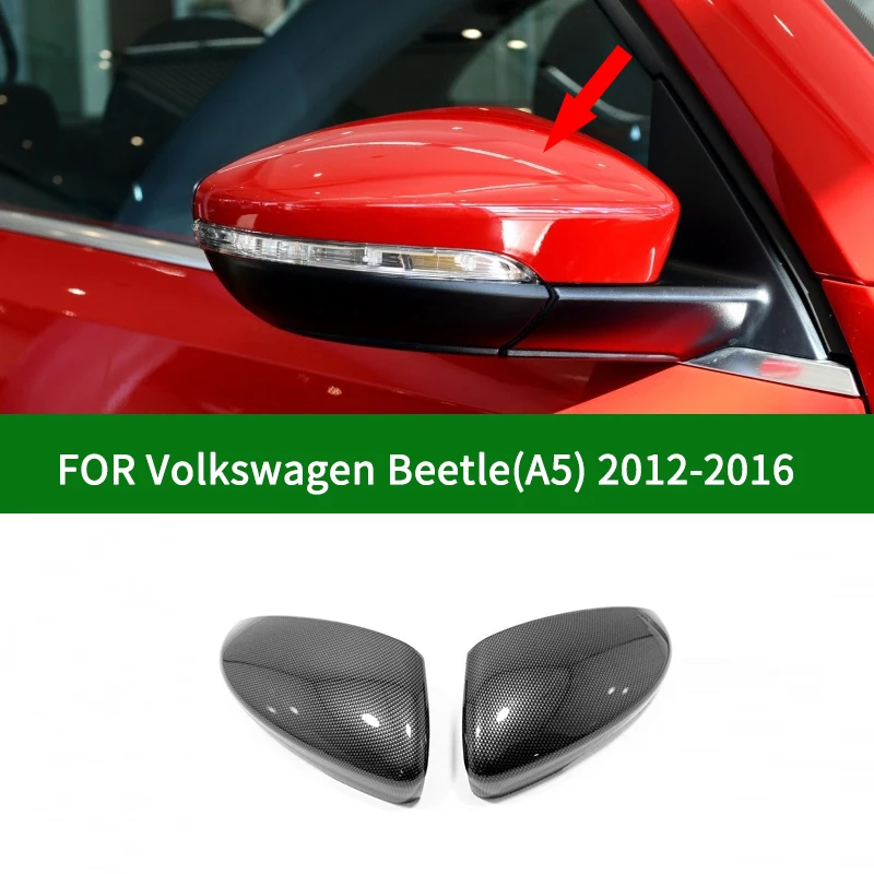 Боковое зеркало заднего вида из углеродного волокна для Volkswagen VW Beetle A5 2012-2016