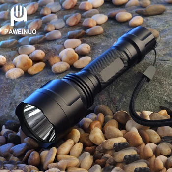 

Bright High Power Led Flashlights Most Powerful Flashlight 18650 Rechargeable Tactical Flashlight Torch Light L2 Portable Lamp