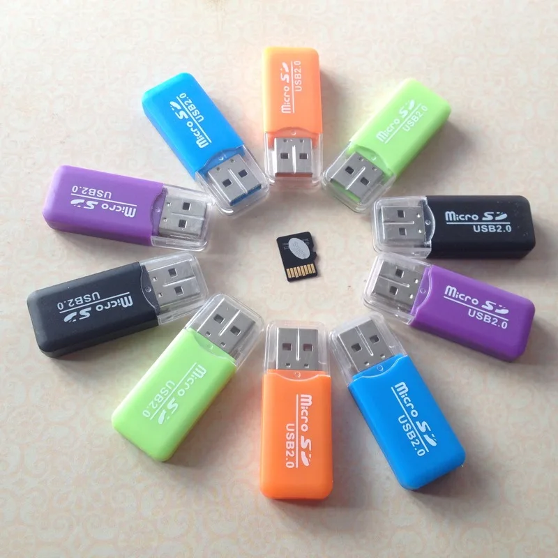 High Speed Mini USB 2 0 Micro SD TF T Flash Memory Card Reader Adapter for 2