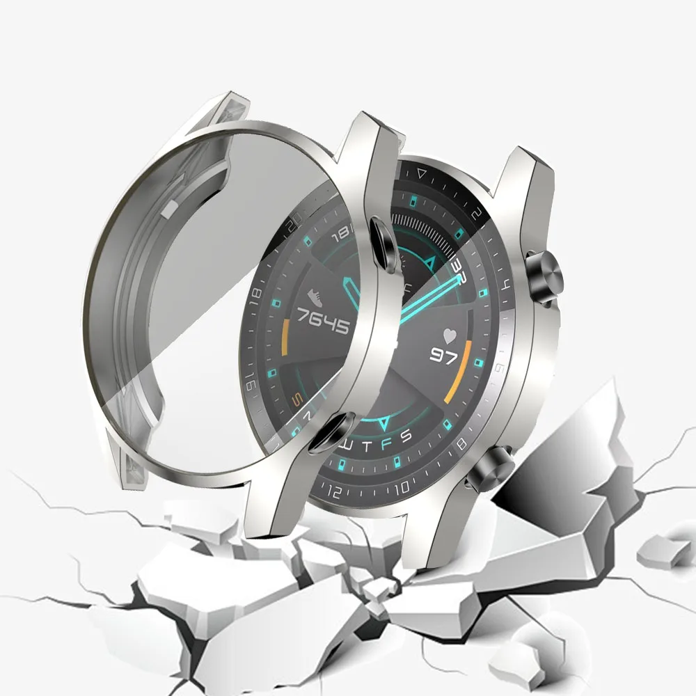 Защитный чехол для huawei Watch GT 2 46 мм, защитная крышка для экрана, мягкий ТПУ чехол для GT2 46 мм 46 мм, аксессуары