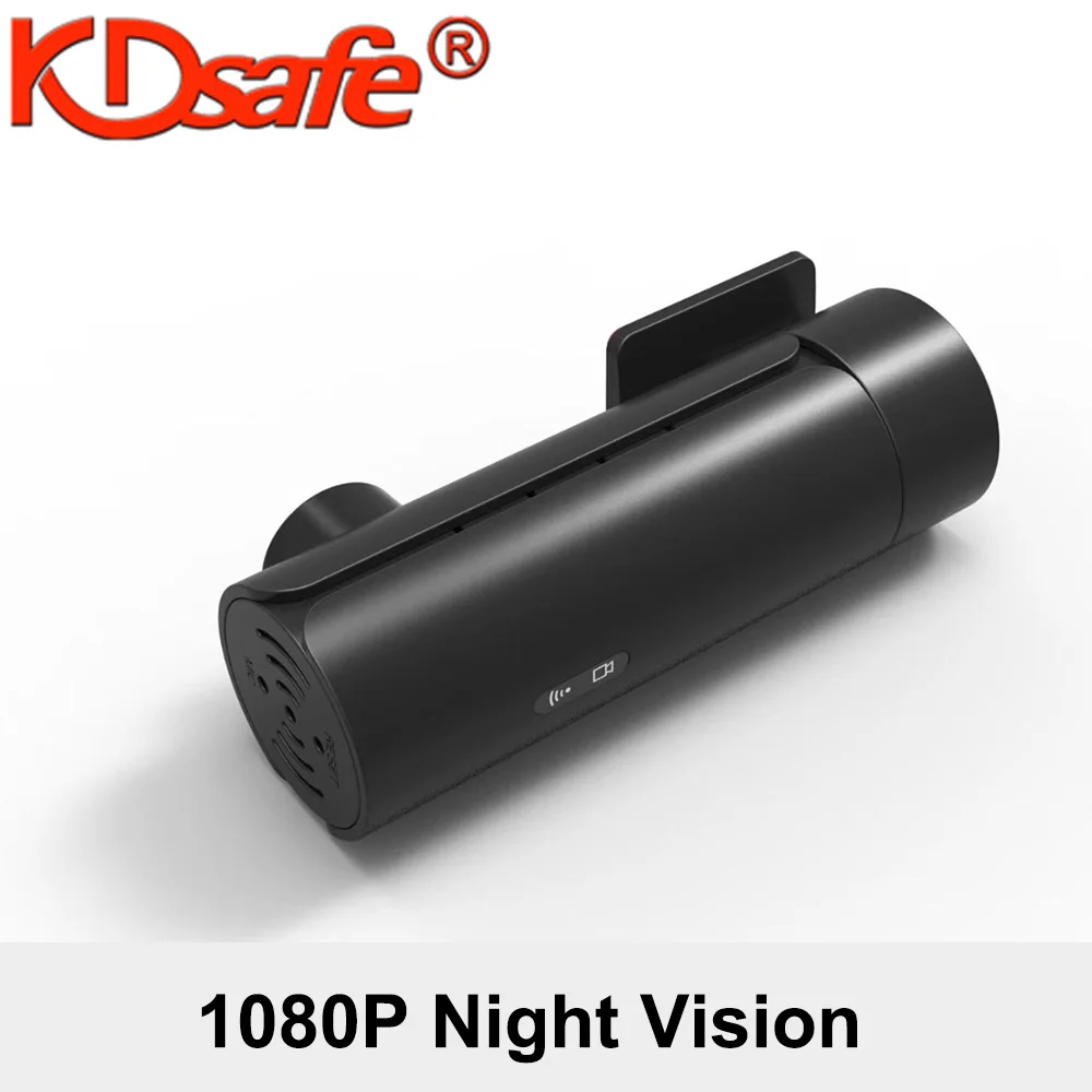 KDsafe WIFI видеорегистратор для телефона Мини Автомобильный Full HD 1080P широкоугольный