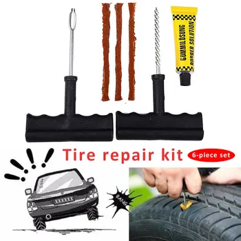 

Durable Universal Tire Puncture Tubeless Tyre Needle Patch Tool Wheel Repair Plug Car Accessories Tire Repair Kit