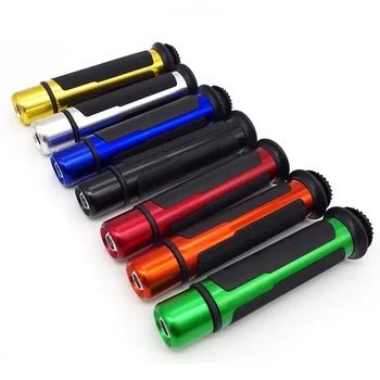 

Universal Motorcycle Grips 22mm Rubber Motocross Accessories For yamaha thundercat majesty 125 r6 2017 banshee aerox 50cc Handle