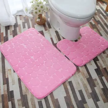 

Floor Carpet Cover Aniti-slip Toilet Lid Pad Shower Mat Carpet Seat Rug Cover Bathtub Household Winter Safety Supplies