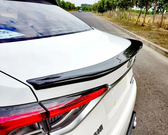 Для toyota corolla спойлер Высокое качество ABS Материал заднее крыло спойлер праймер цвет