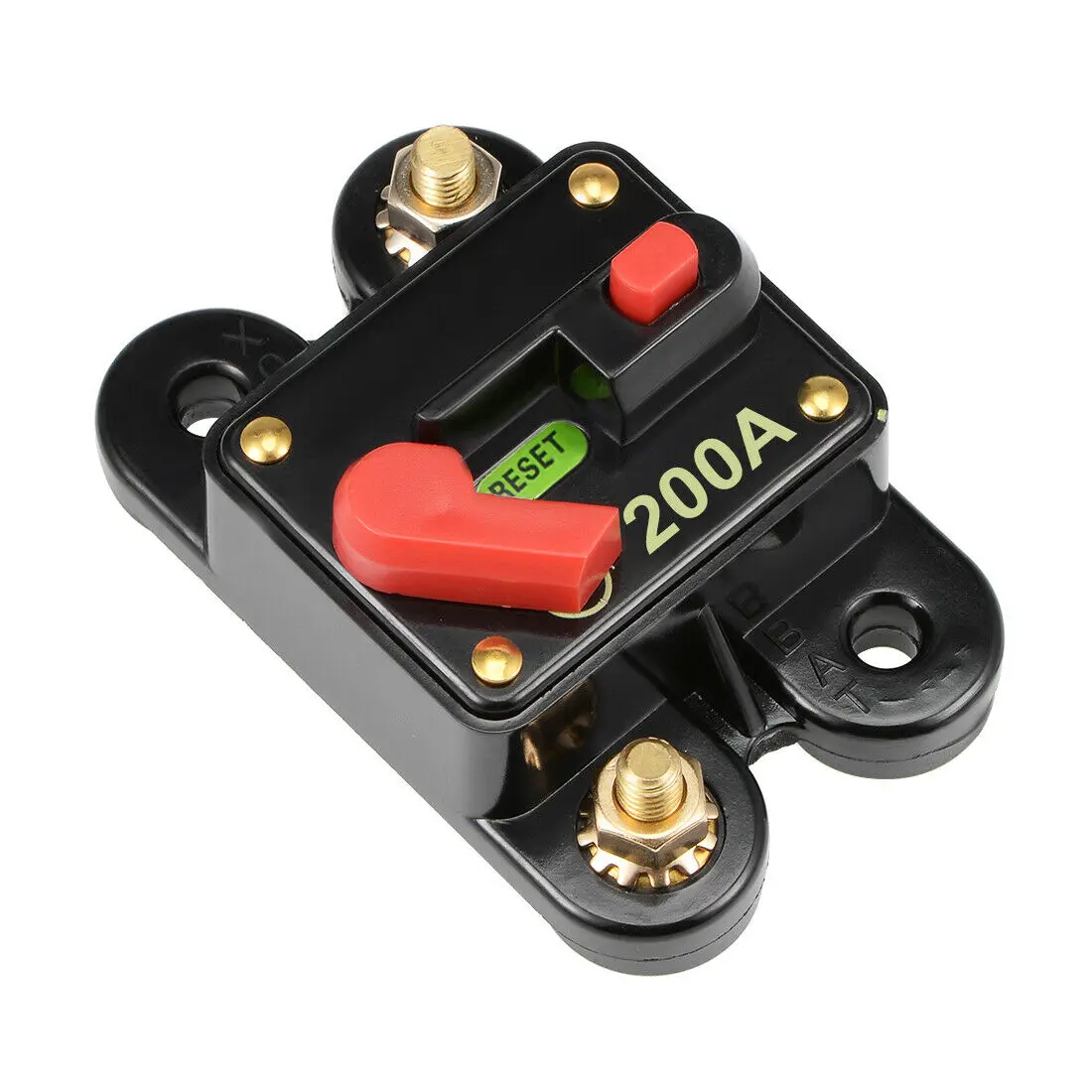 

Fuse Holder 200A 12-48V Inline Block Circuit Break Car Audio Amplifier Inverter