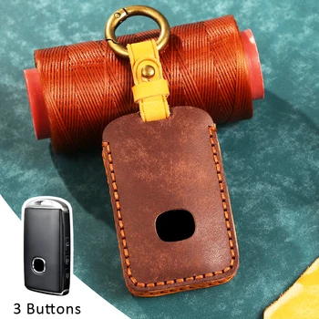 

For Mazda 3 Alexa CX4 CX5 CX8 2019 2020 Key Cover Modified Replacement Key Case keyfob 3 Buttons Key Holder Protector