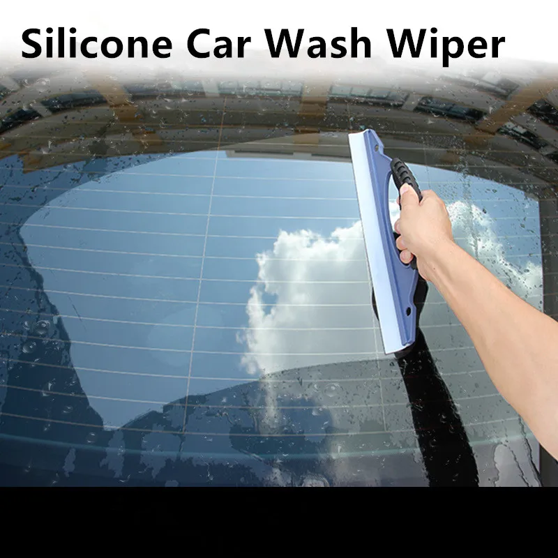 Силиконовая щетка для чистки стекла автомобиля щетка для чистки стекла скребок автомобильная тряпка для чистки пластины силиконовые щетки стеклоочистителя оборудование для очистки