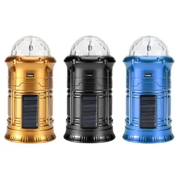 

Cross Border Multi-functional Solar Flame Horse Light Tent Light Solar Dual-Purpose Charging Camping Light Portable Light