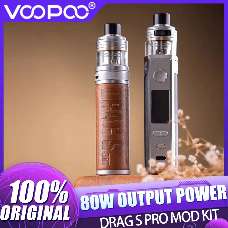 Оригинальный набор VOOPOO 80 Вт DRAG S Pro Mod 5 мл TPP X Pod бак 3000 мАч встроенный аккумулятор
