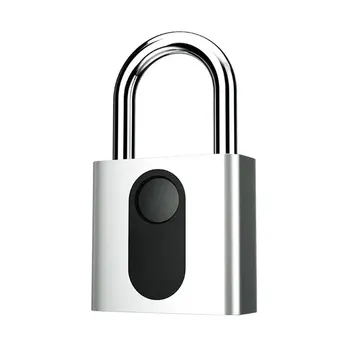 

Smart Fingerprint Padlock Gym Lock Student Dormitory Anti-theft Lock Gym Warehouse Fingerprint Padlock