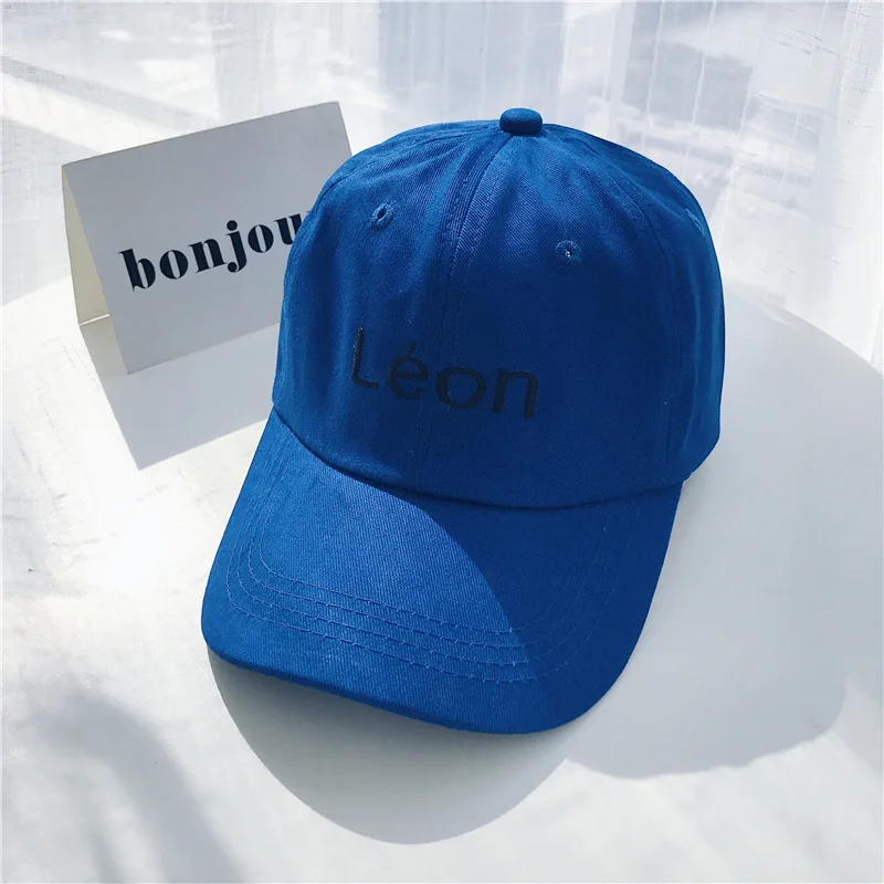 Snapback Hip Hop Baseball Cap High Street Embroidery Sun Hats Fluorescent green LEON High Quality Unisex Baseball Caps Orange (27)