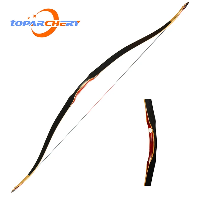 US $96.93 Toparchery Archery Longbow Outdoor Hunting Recurve Piece Traditional Wood Hunting