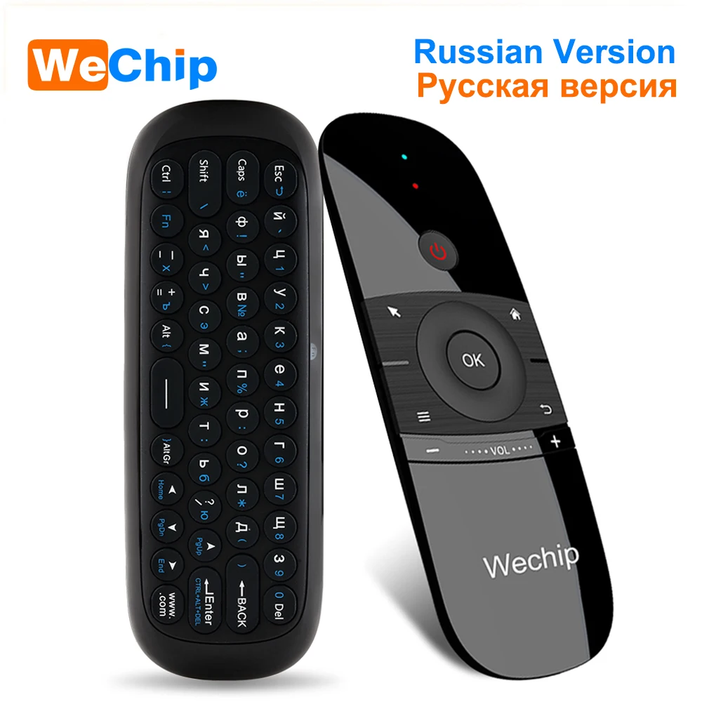 wechip W1 клавиатура Мышь Беспроводной 2.4 г Fly Air Мышь Rechargeble мини Дистанционное управление для Android TV Box/ mini PC/TV