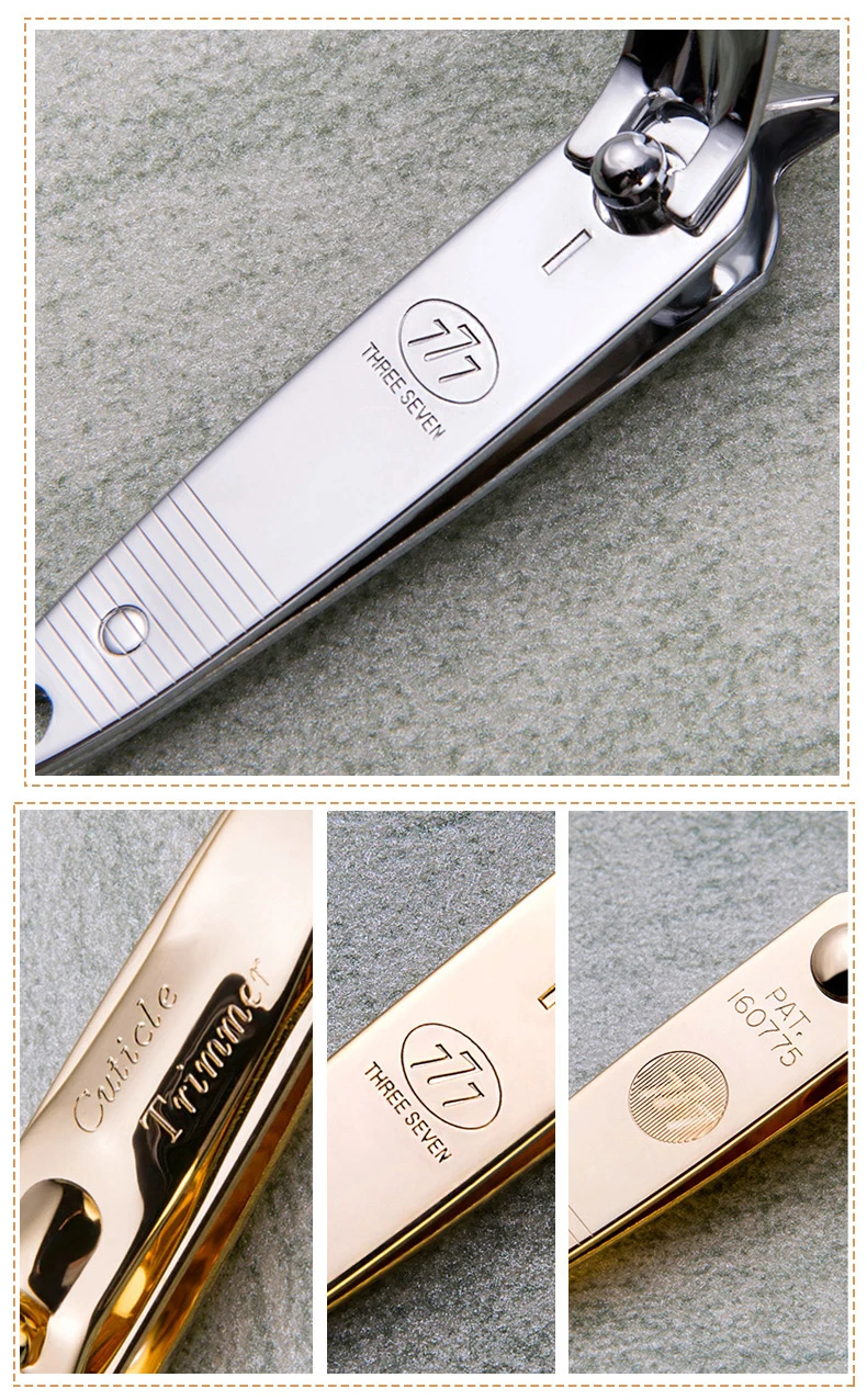 Description Picture 6 of itemTHREE SEVEN 1Pc Callus Shavers Nail Clippers Trimmers 14K Gold-plated H-Carbon Steel Pedicure Care Professional Nail Tools