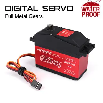 

RCtown HS5065 65KG 6v-7.4v High-End Metal Gear Digital Servo with Metal Arm for RC Cars Suit for HPI Rovan Km Baja 5B 5T