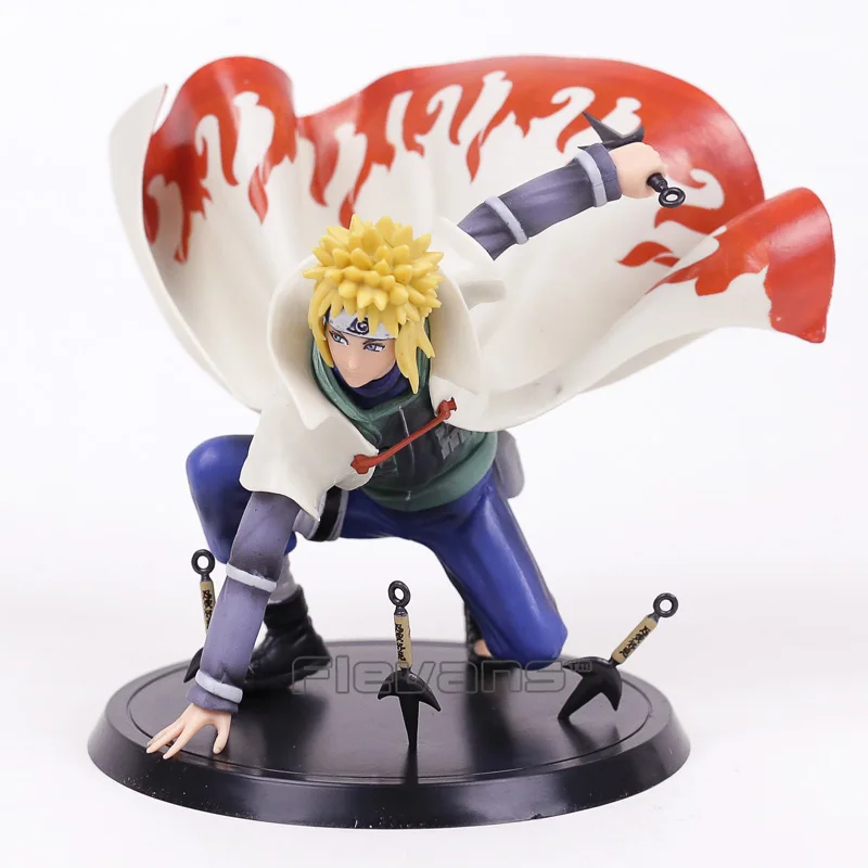 Аниме Наруто Shippuden Namikaze Minato ПВХ фигурка Коллекционная модель игрушки 14 см|Игровые