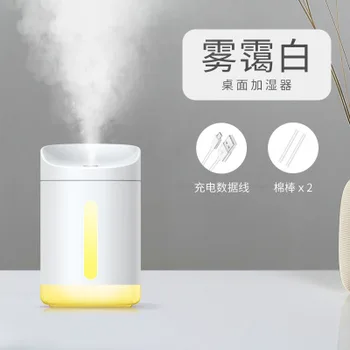 

Portable Mini Air Aromatherapy Diffuser Humidifier 340ml Quiet Aroma Mist Maker with LED Night Light Office Humidifier Usb