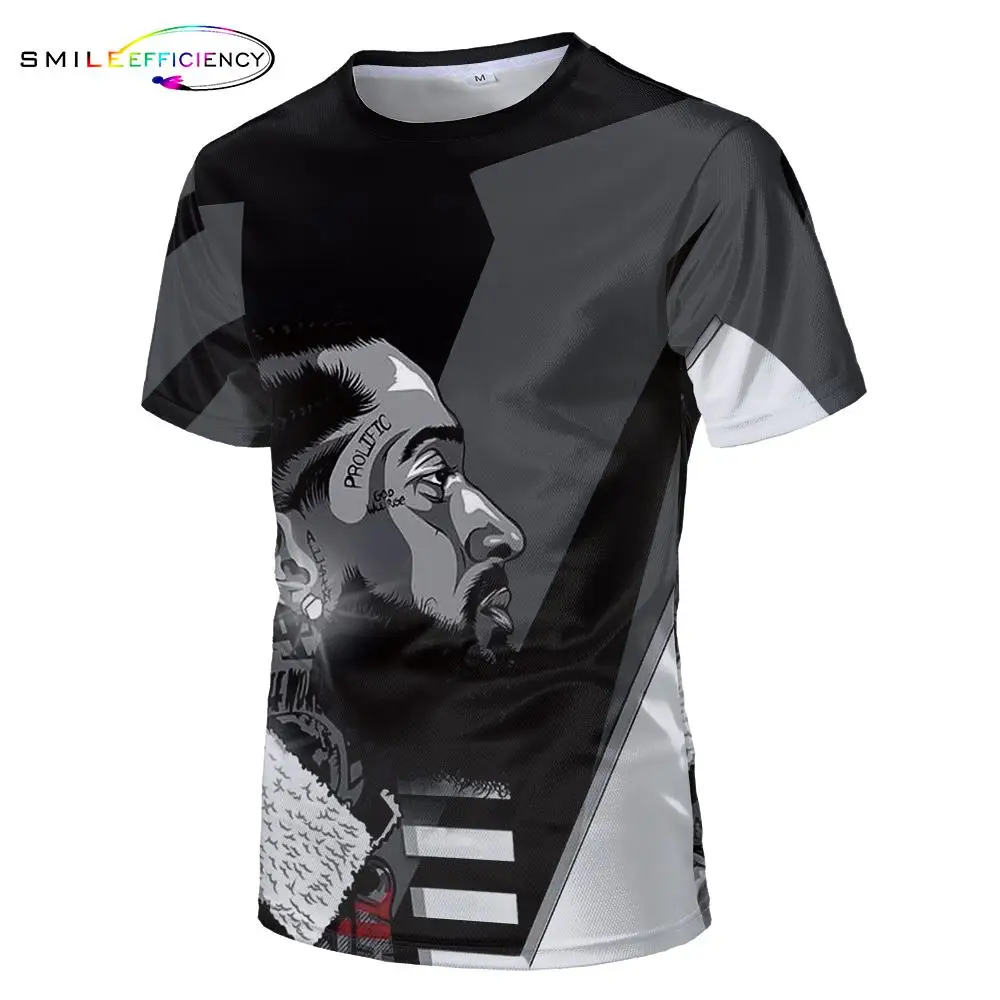 Nipsey Hussle O-neck 3d T Shirt Rapper Herringbone Breathable Cloth 3d Printing T-shirt High Quality Tshirt Nipsey Hussle O-neck 3d T Shirt Rapper Herringbone Breathable Cloth 3d Printing T-shirt High Quality Tshirt