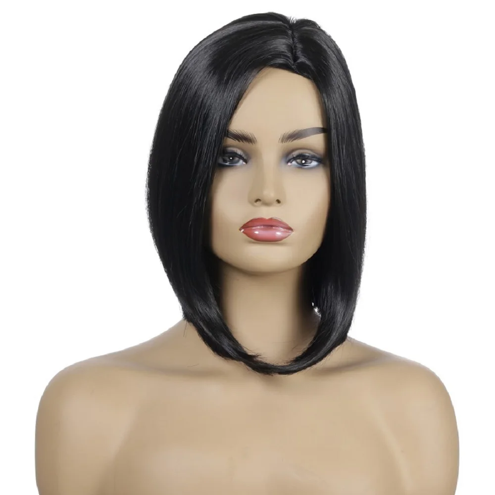 Delovaya Pricheska Pryamoj Bob Pariki Dlya Belyh Chernyh Zhenshin Pariki Volos Termostojkie Sinteticheskie Pariki Dlya Zhenshin Naturalnye Iskusstvennye Volosy Aliexpress