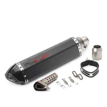 

51mm motorcycle exhuast pipe Modified with Muffler for R25R3 Z250 Z900 MT07 K8 CBR1000 cb650f gsxr250