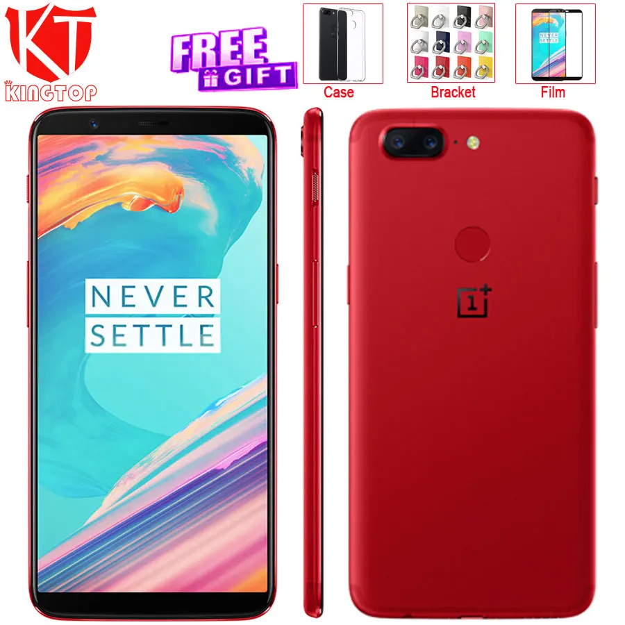 Универсальный ПЗУ OnePlus 5 T 6/8G ram 64/128 rom мобильный телефон Snapdragon 835 6 01 &quot20MP + 16MP задняя
