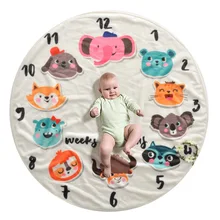 1m In Diameter Soft and Warm Baby Toy Mat Baby Gyms & Playmats Kids Animal Series Cushion Newborn Infant Soft Photography Props