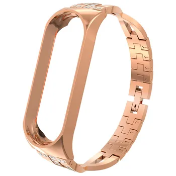 

Ouhaobin Stainless Steel Band For Xiaomi Mi Band 4 Stainless Steel Bracelet Smart Watch Band Strap Accessories