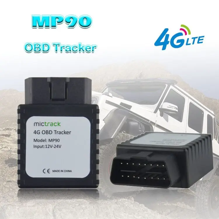 GPS Tracker 4G OBD II LTE MP90 Easy Install Plug Connector Geo-Fence alarm Car Real-time Free Web APP | Автомобили и мотоциклы