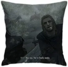 

ghostbusters LIUDI Skyrim Pillow the Beatles Hey, you finally woke up sofa cushion cushion pillow case home decor pillow