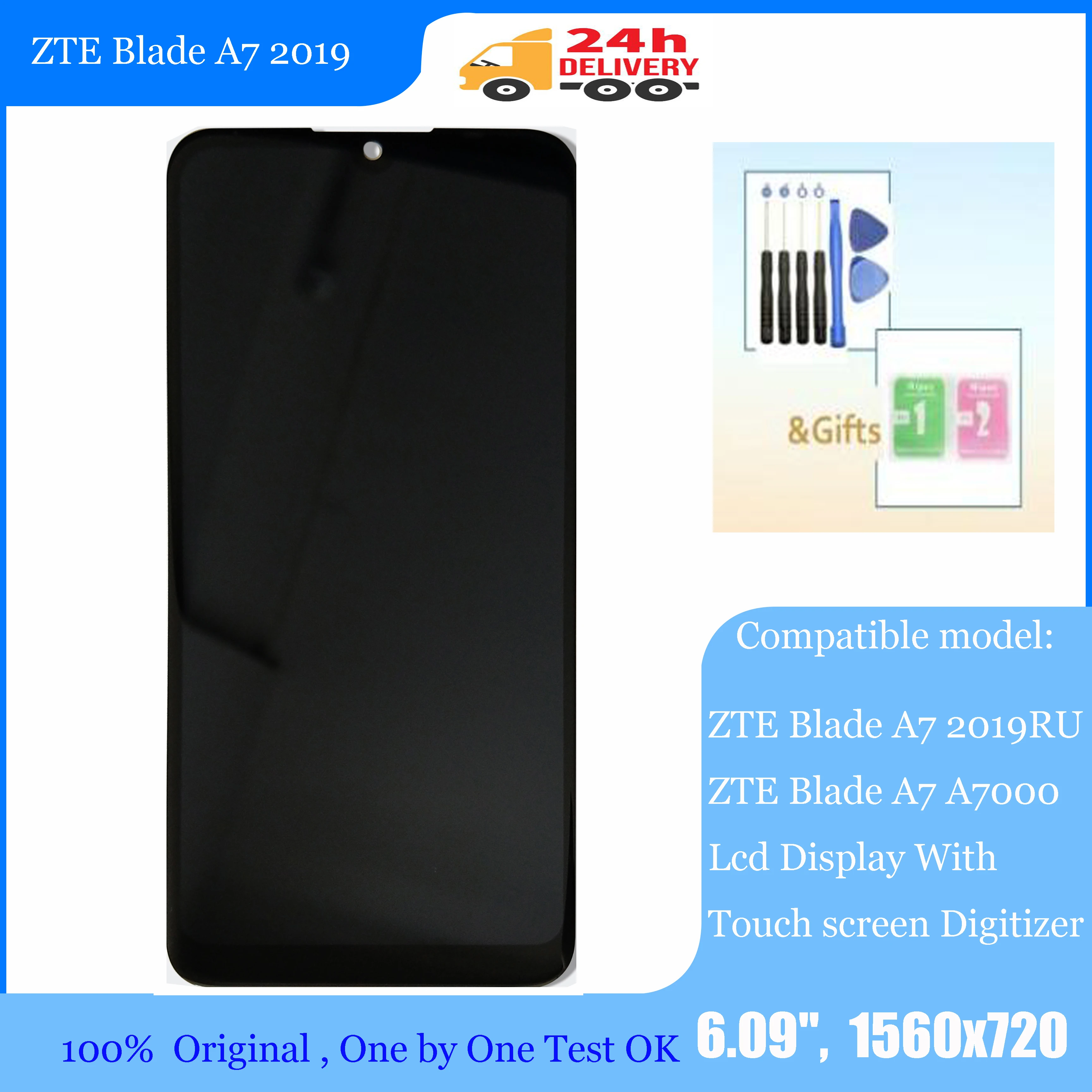 Новый сенсорный экран 6 09 дюйма для ZTE Blade A7 2019 2019RU A7000 SC9863A p963f02 ЖК дисплей панель