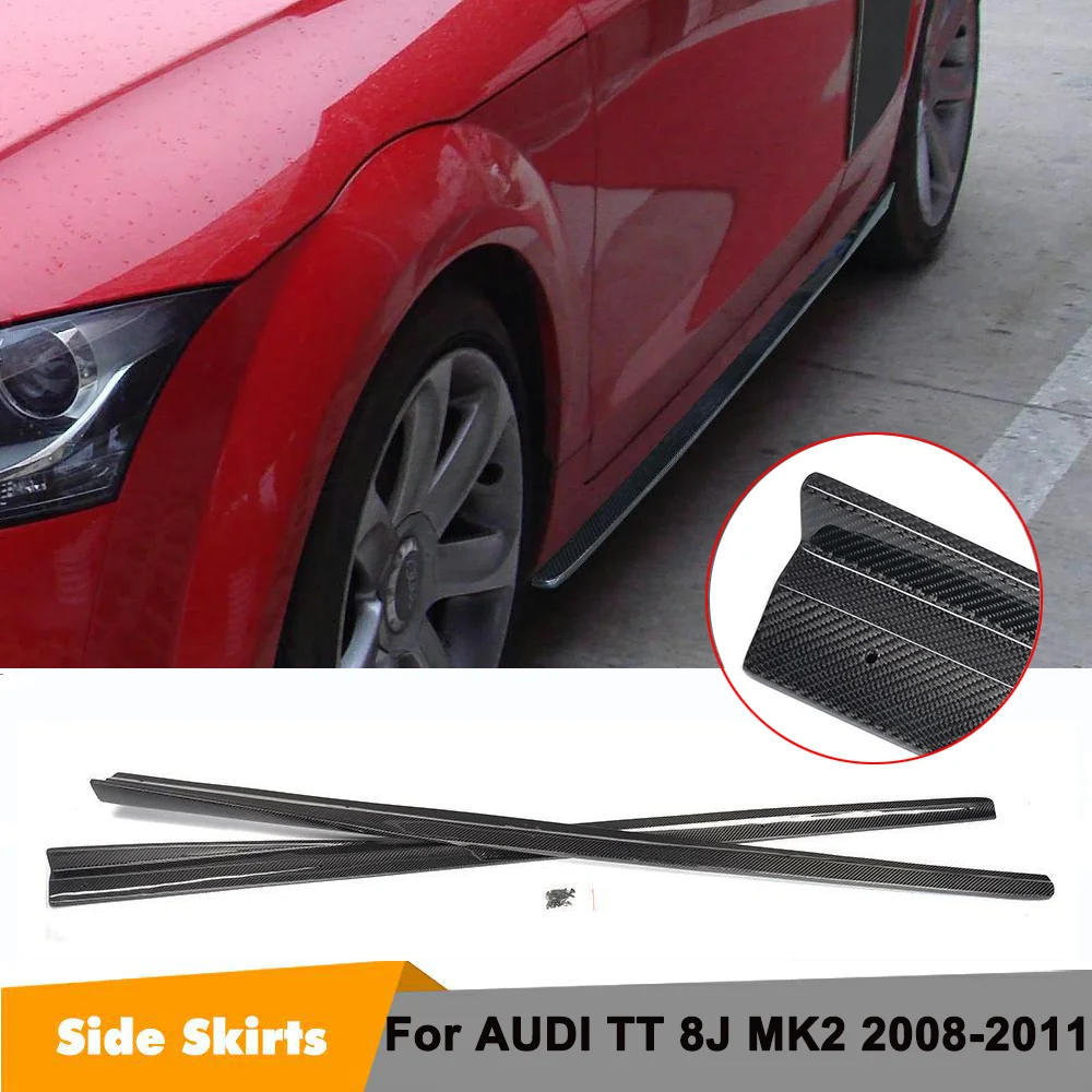 Для Audi TT 8J MK2 База купе 2 двери бампера v стиля 2008 2009 2010 2011 Реальные углеродного