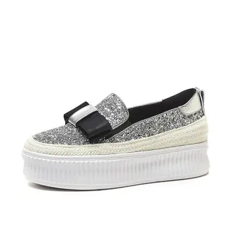 

Retro Women Suede Leather Thick High Heels Pumps Prom Bling Bling Shoes Woman Rome Style Pumps Women Shoes