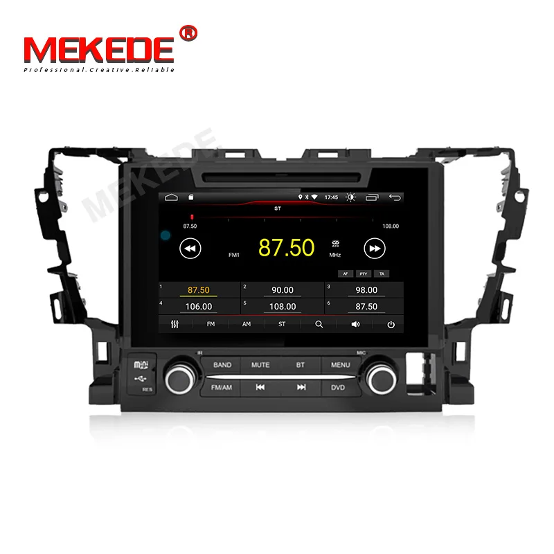 MEKEDE Android 9,0 четырехъядерный 2G+ 16G Автомобильный dvd-плеер для TOYOTA ALPHARD WiFi Bluetooth AV выход gps навигация