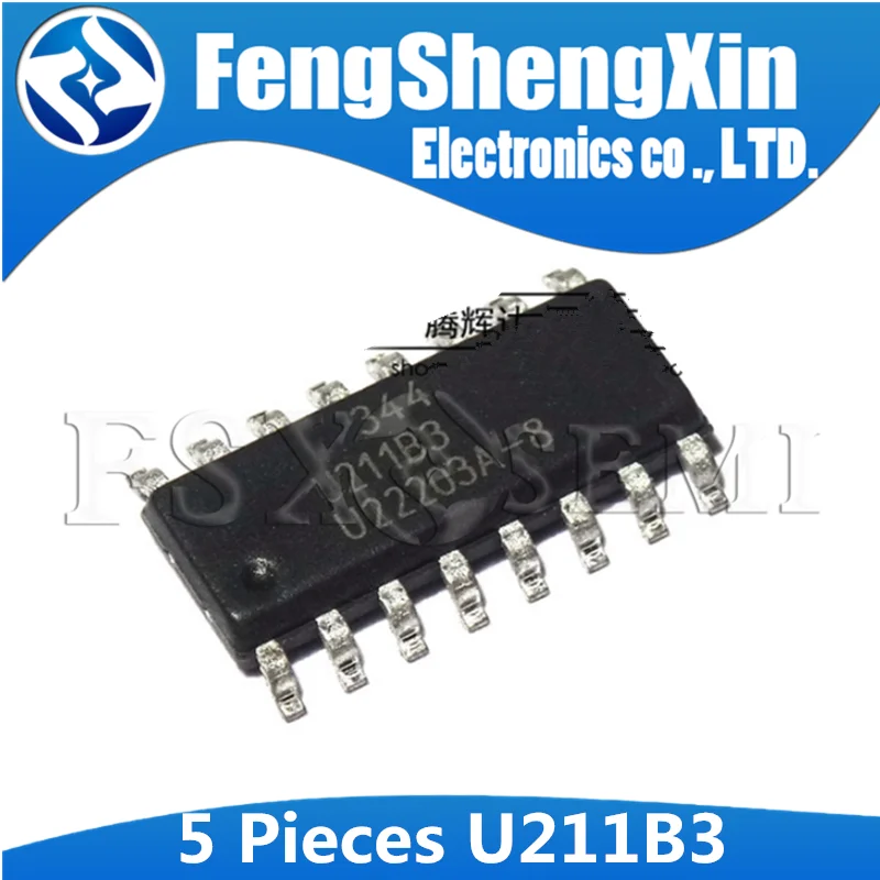 

5PCS U211B3 SOP16 U211B SOP-16 U211 SOP Phase Control Circuit - General IC