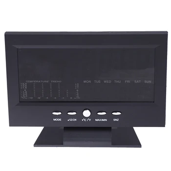 

Projection Digital Alarm Clock Snooze Weather Thermometer LCD Color Display LED