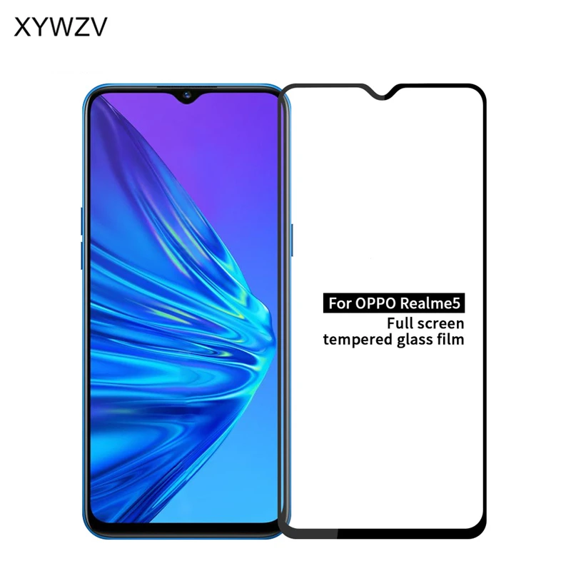 

For OPPO Realme 5 Glass Tempered Glass for OPPO Realme 5 Film Glued Hard HD Phone Protective Screen Protector for OPPO Realme 5