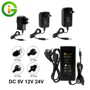 

DC5V 12V 24V LED Power Supply 1A 2A 3A 5A 6A 8A 10A AC100-240V Lighting Transformers Power Adapter Converter for LED Strip Light