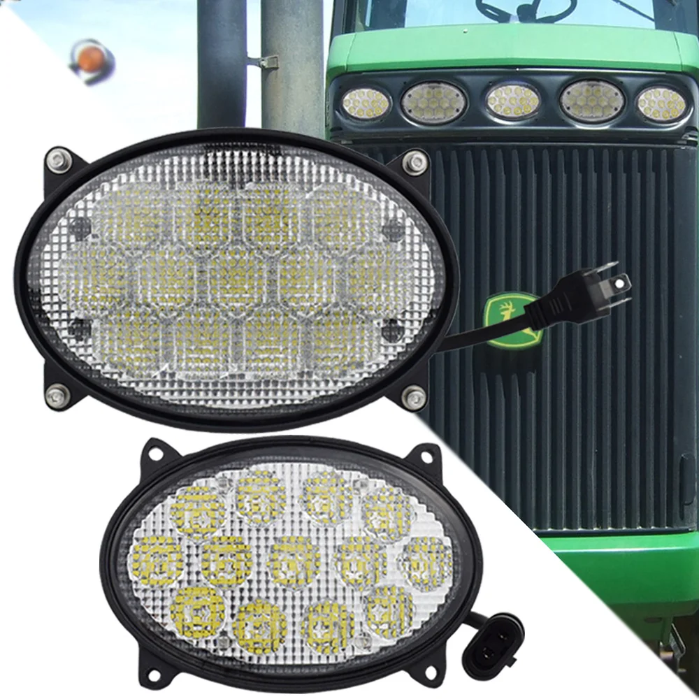 

LED Light Tractor Oval for John Deere Versatile Buhler Case IH Tractor Sprayer Combines Cotton Picker 65W 6.3 inch 39W 5.3 inch