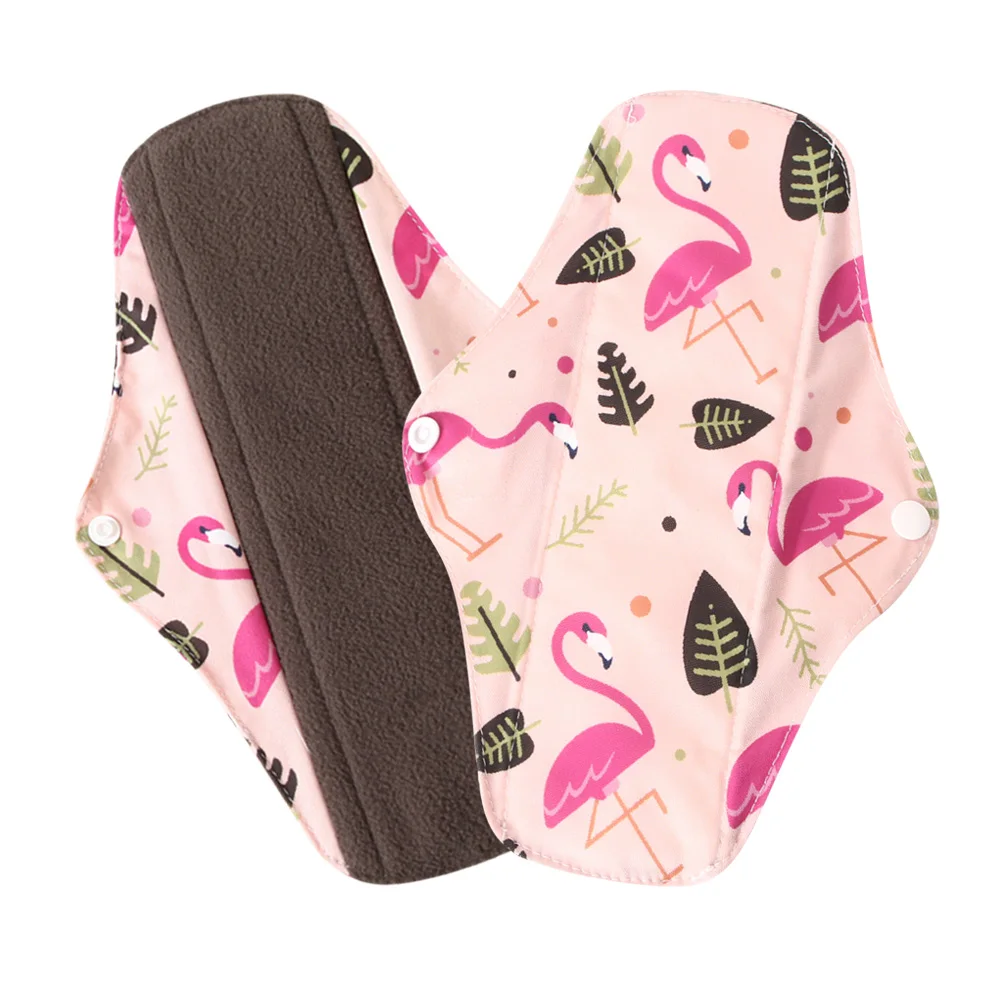 S/M/L Многоразовые гигиенические прокладки из бамбуковой ткани, моющиеся, менструальные прокладки для мам, гигиенические салфетки для женщин - Цвет: WSD28
