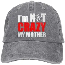 Я не сумасшедшая унисекс джинсовая кепка водителя грузовика регулируемая бейсболка