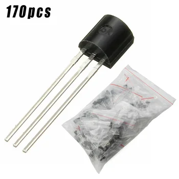 

Components Transistor Electrical 170pcs 17-Value Triode Assortment Kit