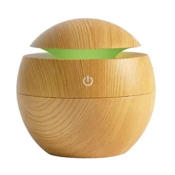 

USB 130ml Small Mushroom Wood Aromatherapy Humidifier New Aromatherapy Humidifier Household Office Supplies