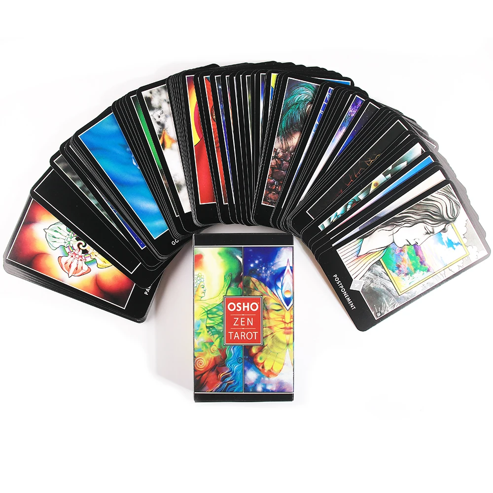 Настольная игра Osho Zen Tarot Fortune Telling гадания карточки с руководством в формате PDF |