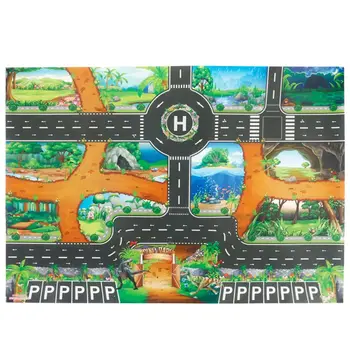 

Children Toy Game Pad Portable Cartoon Traffic Pattern Kids Baby Crawling Mat