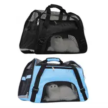 Портативная наружная переноска для собак, кошачья переноска, прочная водонепроницаемая ткань, складная воздухопроницаемая переноска для питомцев, дорожная сумка на плечо