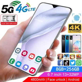 

6.7-inch P40PRO network global deliver Snapdragon 855 smartphone 8GB RAM 256GB ROM Octa Core 4 camera global version phone
