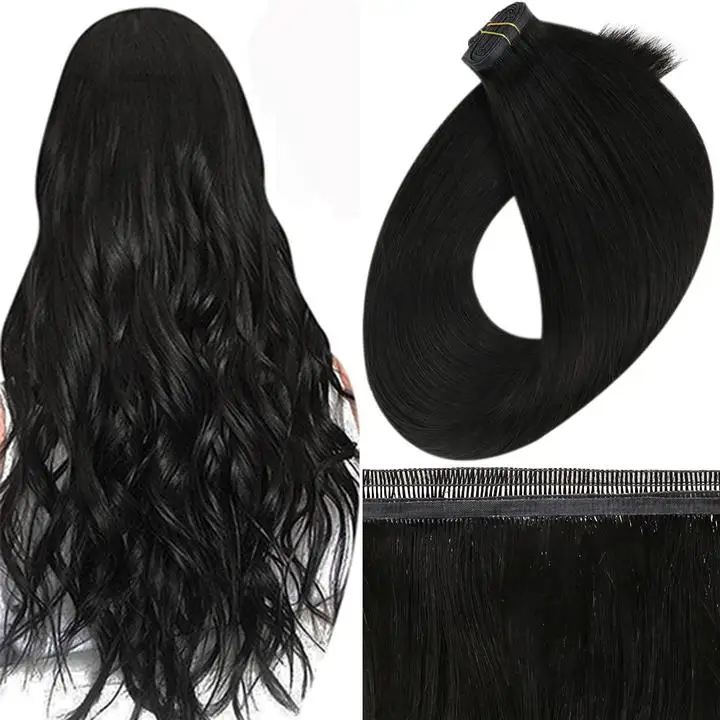 full-shine-10a-flat-silk-weft-virgin-hair-pu-sew-in-human-hair-extensions-for-women-seamless-pu-virgin-hair-bundle